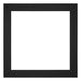 Passepartout 20x20cm Karton Schwarz Rand 4cm Gerade Vorne | Yourdecoration.de