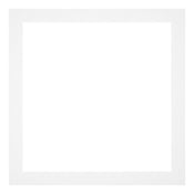 Passepartout 70x70cm Karton Weiss Rand 3cm Gerade Vorne | Yourdecoration.de