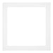 Passepartout 20x20cm Karton Weiss Rand 4cm Gerade Vorne | Yourdecoration.de