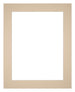 Passepartout 35x45cm Karton Beige Rand 5cm Gerade Vorne | Yourdecoration.de