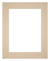 Passepartout 56x71cm Karton Beige Rand 6cm Gerade Vorne | Yourdecoration.de