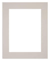 Passepartout 56x71cm Karton Grau Granit Rand 6cm Gerade Vorne | Yourdecoration.de