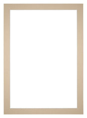 Passepartout 70x100cm Karton Beige Rand 4cm Gerade Vorne | Yourdecoration.de