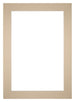 Passepartout 25x35cm Karton Beige Rand 6cm Gerade Vorne | Yourdecoration.de