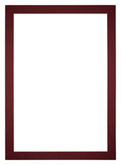 Passepartout 70x100cm Karton Weinrot Rand 4cm Gerade Vorne | Yourdecoration.de