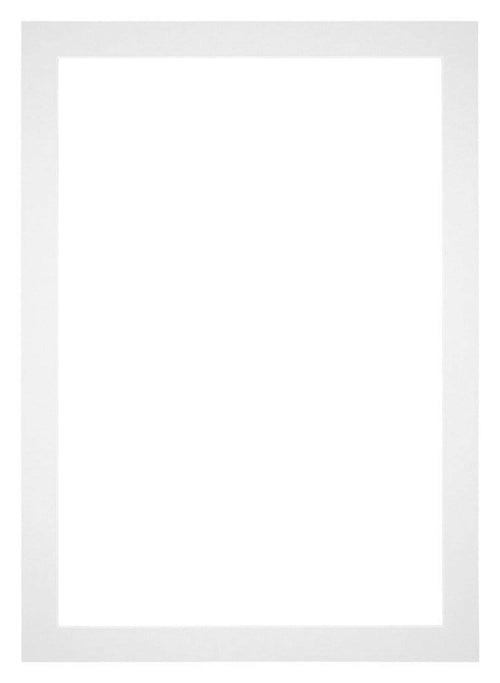 Passepartout 21x30cm Karton Weiss Rand 4cm Gerade Vorne | Yourdecoration.de