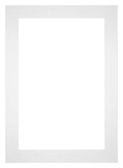 Passepartout 20x28cm Karton Weiss Rand 6cm Gerade Vorne | Yourdecoration.de