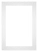 Passepartout 25x35cm Karton Weiss Rand 6cm Gerade Vorne | Yourdecoration.de