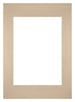 Passepartout 59,4x84cm A1/A2 Karton Beige Rand Gerade Vorne | Yourdecoration.de