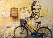 Edition Street No self no fear Kunstdruck 50x70cm | Yourdecoration.de