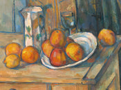 Paul CÃ©zanne Bricco, bicchiere e piatto Kunstdruck 80x60cm | Yourdecoration.de