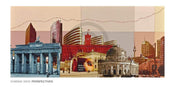 Dominik Wein Berlin II Kunstdruck 100x50cm | Yourdecoration.de