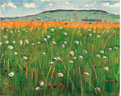 Ferdinand Hodler WiesenstÃ¼ck 1900/1902 Kunstdruck 60x48cm | Yourdecoration.de