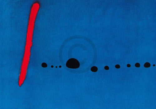 Joan Miro Bleu II Kunstdruck 100x70cm | Yourdecoration.de