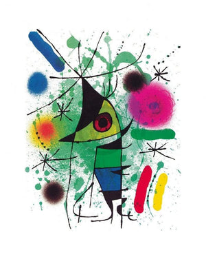 Joan Miro The singing Fish Kunstdruck 70x100cm | Yourdecoration.de