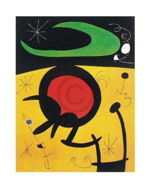 Joan Miro Vuelo de pajaros Kunstdruck 40x50cm | Yourdecoration.de