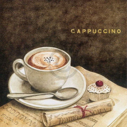 Mepas G.P. Cappuccino Kunstdruck 40x40cm | Yourdecoration.de