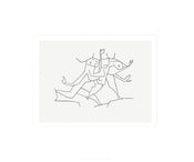 PGM Paul Klee Animaux en Fuite Kunstdruck 60x50cm | Yourdecoration.de