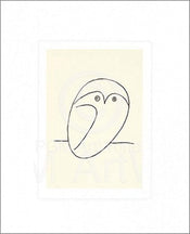 Pablo Picasso Le Hibou Kunstdruck 50x60cm | Yourdecoration.de