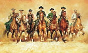 Renato Casaro The magnificent Seven Kunstdruck 138x85cm | Yourdecoration.de