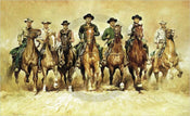 Renato Casaro The magnificent Seven Kunstdruck 100x61cm | Yourdecoration.de