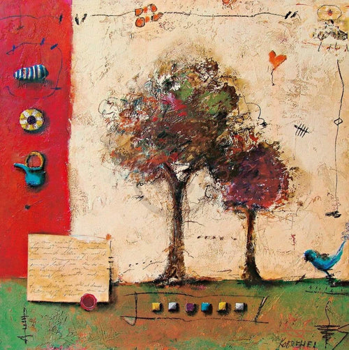 Sonja Kobrehel Tree I Kunstdruck 70x70cm | Yourdecoration.de