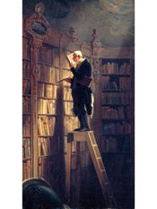 Carl Spitzweg Der BÃ¼cherwurm Kunstdruck 60x80cm | Yourdecoration.de