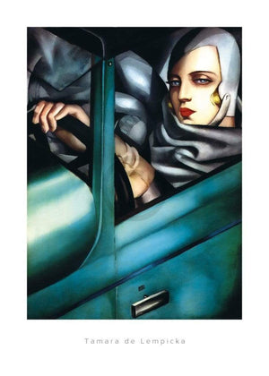 Tamara De Lempicka Self Portrait Kunstdruck 50x70cm | Yourdecoration.de