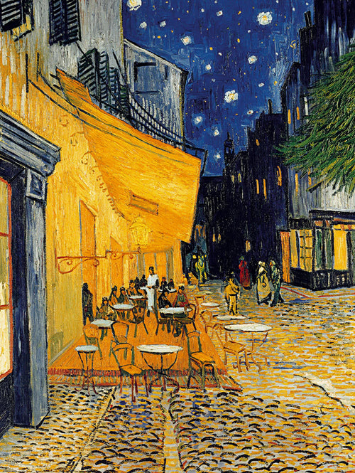 Vincent Van Gogh Cafe at Night Kunstdruck 60x80cm | Yourdecoration.de