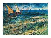 Vincent Van Gogh Seascape at Saintes Maries Kunstdruck 80x60cm | Yourdecoration.de