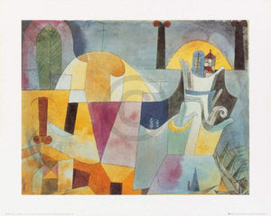 Paul Klee Landscape with black columns Kunstdruck 50x40cm | Yourdecoration.de