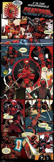 Pyramid Deadpool Panels Poster 53x158cm | Yourdecoration.de