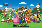 Pyramid Super Mario Characters Poster 91,5x61cm | Yourdecoration.de