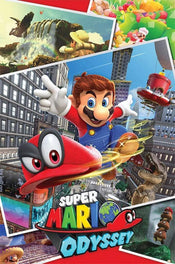 Pyramid Super Mario Odyssey Collage Poster 61x91,5cm | Yourdecoration.de