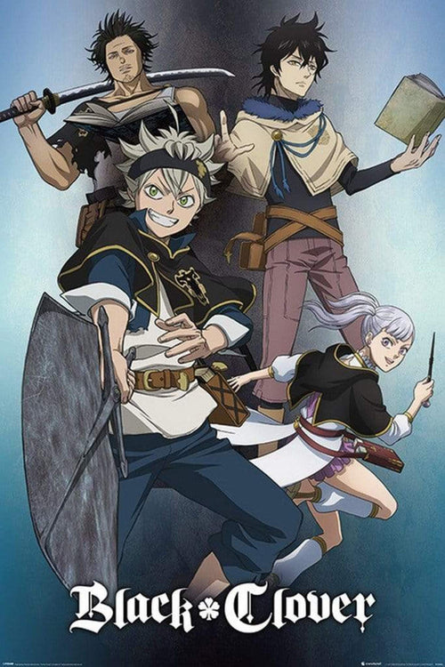 Pyramid Black Clover Magic Poster 61x91,5cm | Yourdecoration.de