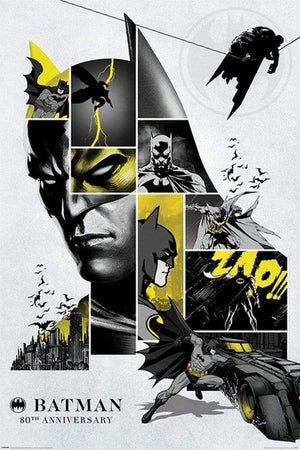 Pyramid Batman 80th Anniversary Poster 61x91,5cm | Yourdecoration.de