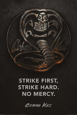 Pyramid PP34736 Cobra Kai Metal Poster | Yourdecoration.at