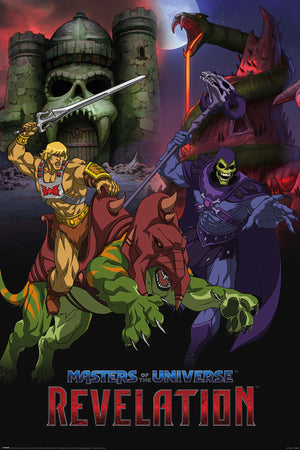 Pyramid Masters of the Universe Revelation Good vs Evil Poster 61x91,5cm | Yourdecoration.de