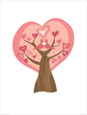 Pyramid Valentina Ramos Tree of Love Kunstdruck 60x80cm | Yourdecoration.de