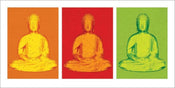 Pyramid Buddha Pop Art Kunstdruck 50x100cm | Yourdecoration.de