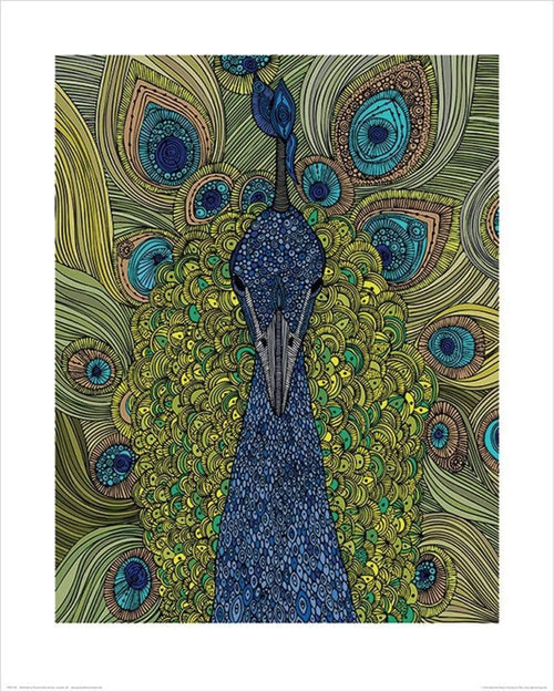 Pyramid Valentina Ramos The Peacock Kunstdruck 40x50cm | Yourdecoration.de