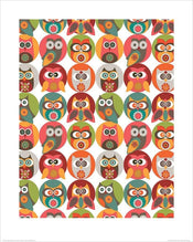 Pyramid Valentina Ramos Owls Family Kunstdruck 40x50cm | Yourdecoration.de