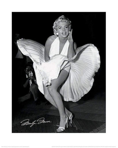 Pyramid Marilyn Monroe Seven Year Itch Kunstdruck 40x50cm | Yourdecoration.de