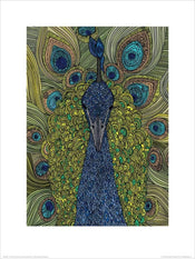 Pyramid Valentina Ramos The Peacock Kunstdruck 30x40cm | Yourdecoration.de