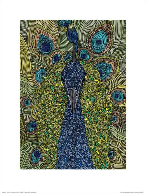 Pyramid Valentina Ramos The Peacock Kunstdruck 30x40cm | Yourdecoration.de