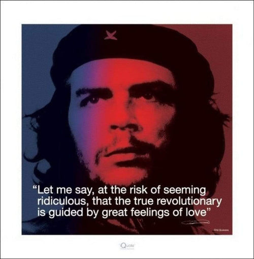 Pyramid Che Guevara iQuote Kunstdruck 40x40cm | Yourdecoration.de