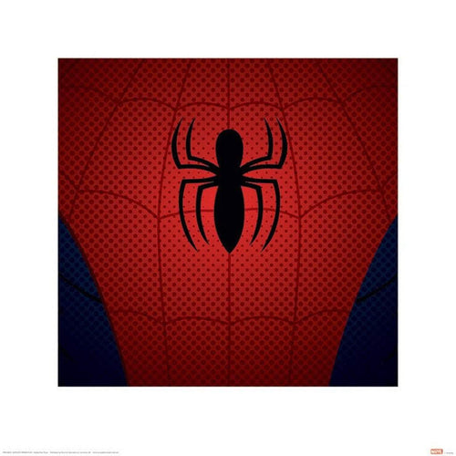 Pyramid Ultimate Spider Man Spider Man Torso Kunstdruck 40x40cm | Yourdecoration.de