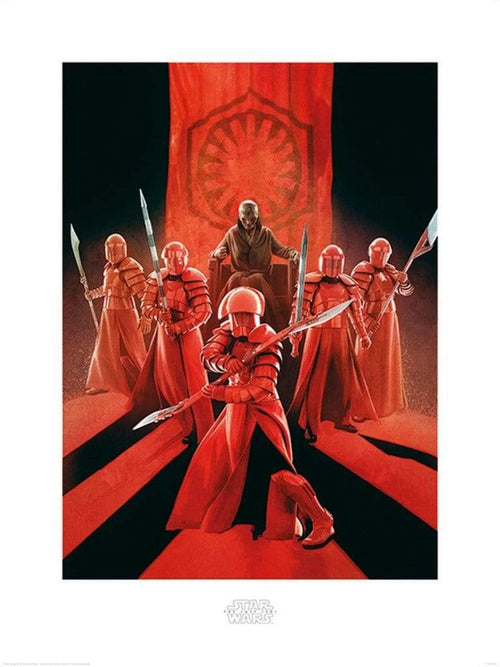 Pyramid Star Wars The Last Jedi Snoke and Elite Guards Kunstdruck 60x80cm | Yourdecoration.de