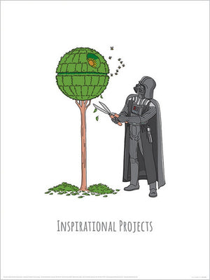 pyramid ppr54083 star wars vaders boredom busting ideas inspirational projects kunstdruck 30x40cm | Yourdecoration.de