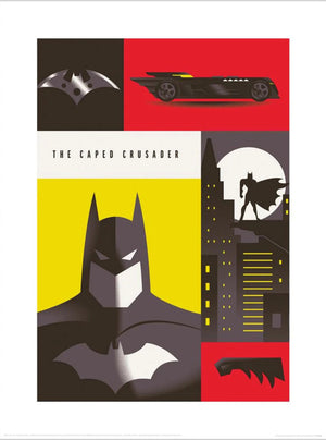 Pyramid Ppr54292 Warner Bros The Caped Crusader Kunstdruk 30X40cm | Yourdecoration.at